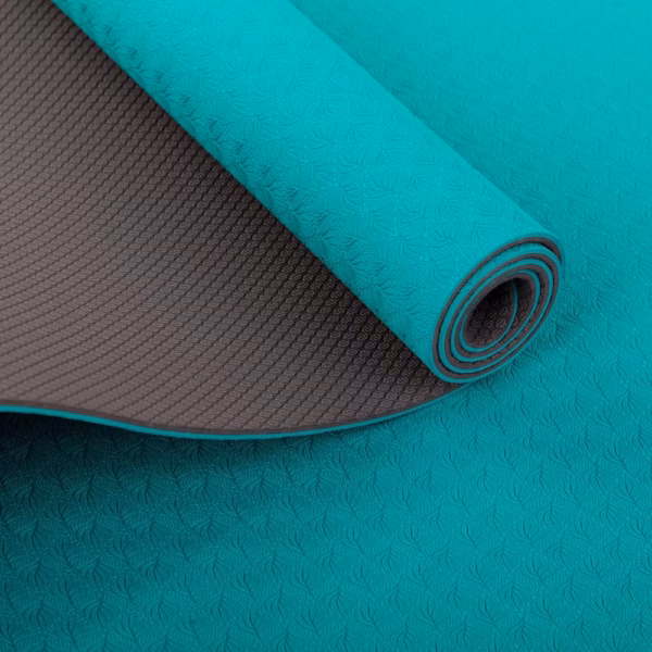 887ptr_yoga_meditation_pilates_yogamatte_flow_petrol_anthrazit_detail.avif Saltea Yoga Bodhi Flow Dark green 5mm