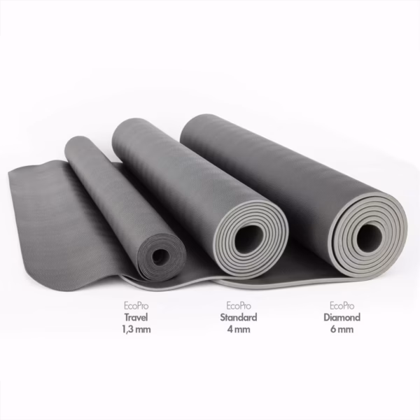 Коврик для йоги Bodhi EcoPro Diamond Slate Grey 4 mm