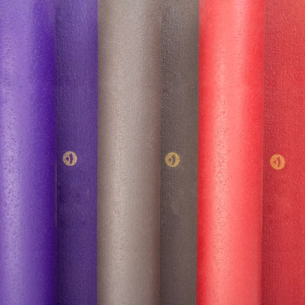 Коврик для йоги Bodhi Rishikesh Premium Golden Mandala Purple