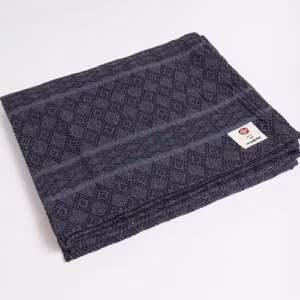 mandukacottonblanketthunder1-1.avif Manduka Recycled Cotton Yoga Blanket